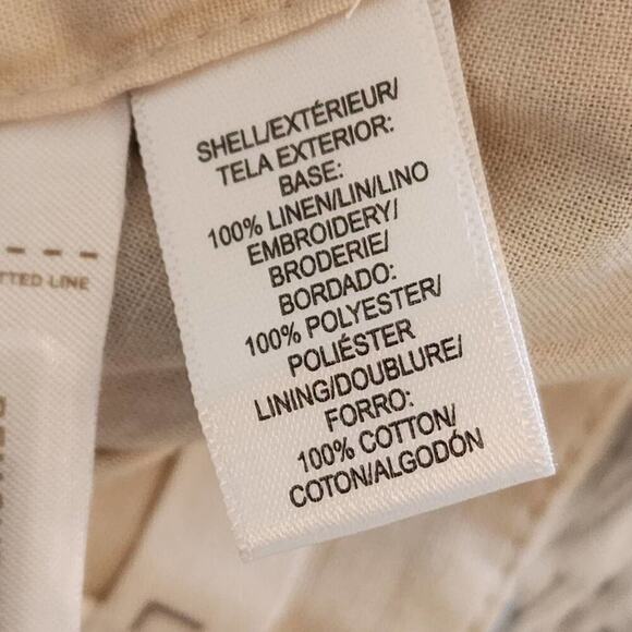 LOFT the Riviera floral cottage embroidered shorts size 0 - Picture 8 of 11